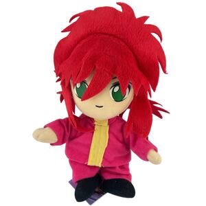Vintage 2004 Ghost Files Kurama Yu Yu Hakusho Anime Plush Stuffed Toy NWT